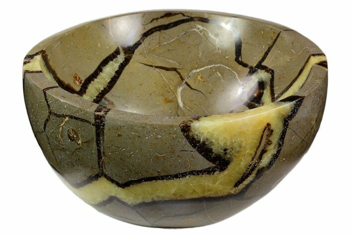 Polished Septarian Bowl - Madagascar #120221